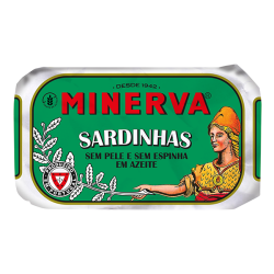 Minerva - Sardinha Sem Pele e Sem Espinha em Azeite