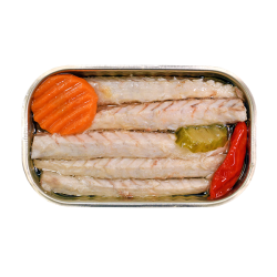 Minerva - Mackerel Fillets in Spicy Olive Oil with Pickles