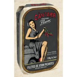 Tuna Fillets in Olive Oil with Pickles