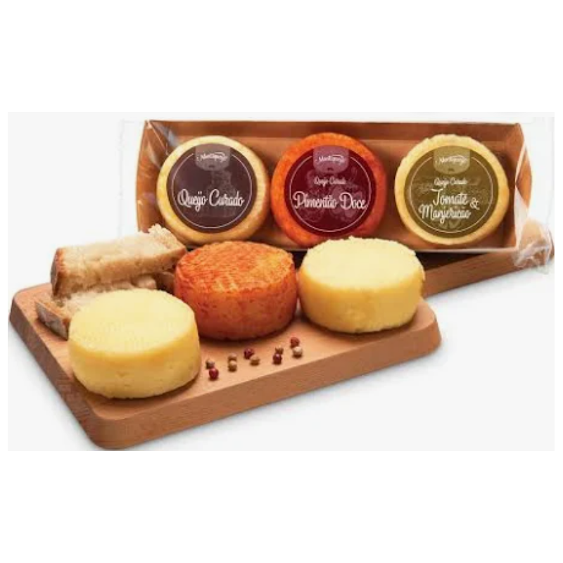 Montiqueijo – Pack de Queijos Curados (3x90g aprox.)
